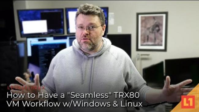 Embedded thumbnail for &amp;quot;Seamless Mode&amp;quot; Microsoft Office in Linux via Windows VM on Threadripper Pro