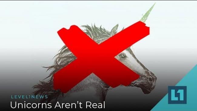 Embedded thumbnail for Level1 News December 18 2019: Unicorns Aren&amp;#039;t Real