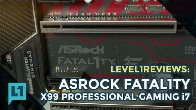Embedded thumbnail for ASRock X99 Fatal1ty Professional Gaming i7 Motherboard Review