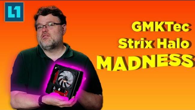 Embedded thumbnail for More Strix Halo MADNESS With The GMKtec EVO-X2 Mini PC!