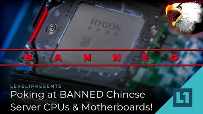 Embedded thumbnail for Poking at BANNED Chinese Server CPUs &amp;amp; Motherboards!