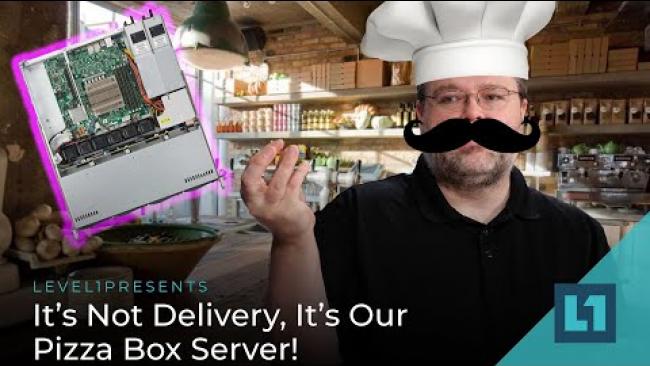 Embedded thumbnail for It’s Not Delivery, It’s Our Pizza Box Server!