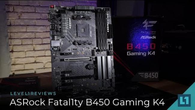 Embedded thumbnail for ASRock Fatal1ty B450 Gaming K4 Review + Linux Test