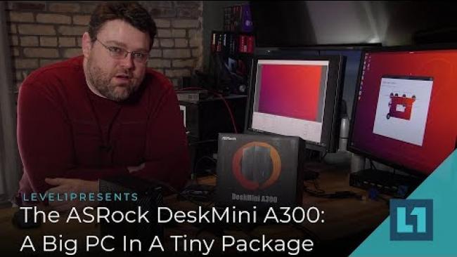 Embedded thumbnail for The ASRock DeskMini A300: A Big PC In A Small Package