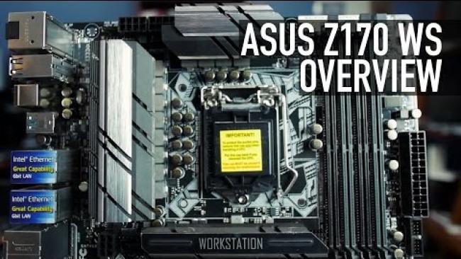 Embedded thumbnail for ASUS Z170 WS Motherboard Overview