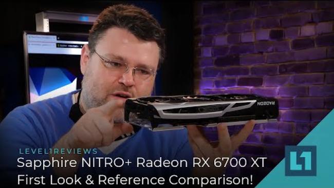 Embedded thumbnail for Sapphire NITRO+ Radeon RX 6700 XT - First Look &amp;amp; Reference Comparison