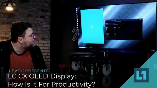 Embedded thumbnail for LG CX OLED Display: How Is It For Productivity?