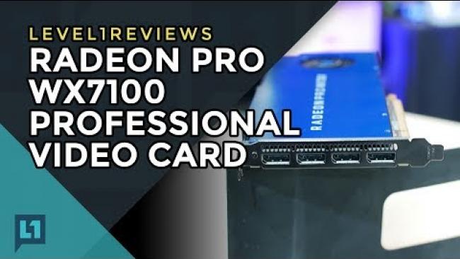 Embedded thumbnail for Putting the Radeon Pro WX7100 to Work: Testing (Part 1)