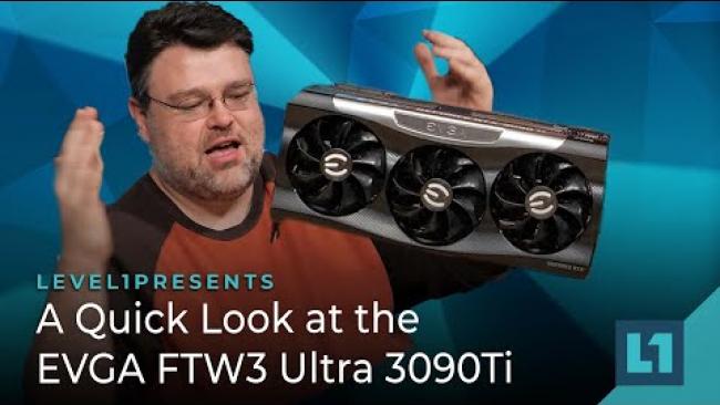 Embedded thumbnail for A Quick Look at the EVGA FTW3 Ultra 3090Ti