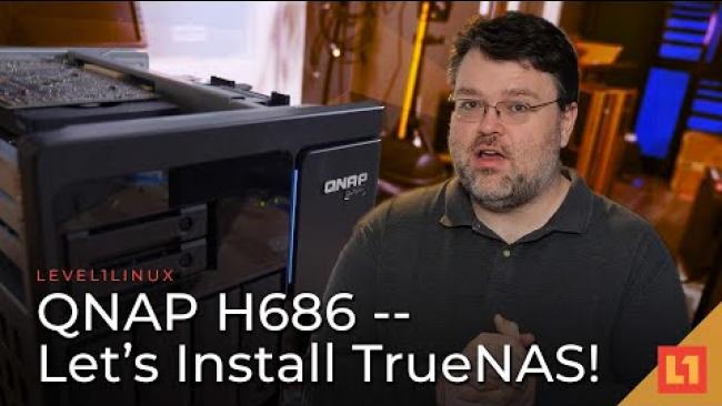 Embedded thumbnail for QNAP H686 -- Let&amp;#039;s Install TrueNAS!