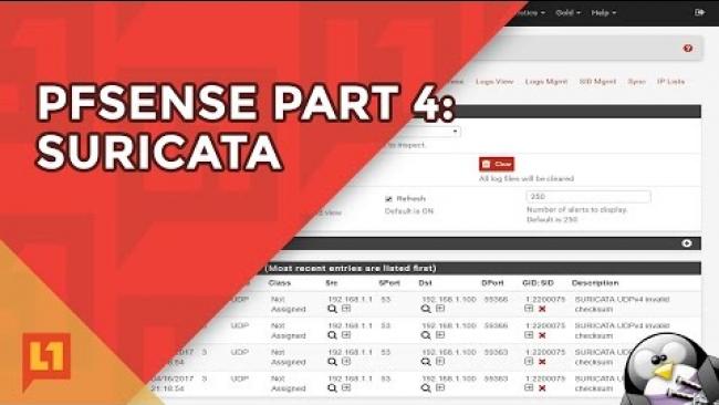 Embedded thumbnail for pfSense: Network Intrusion Detection w/Suricata (pt4)