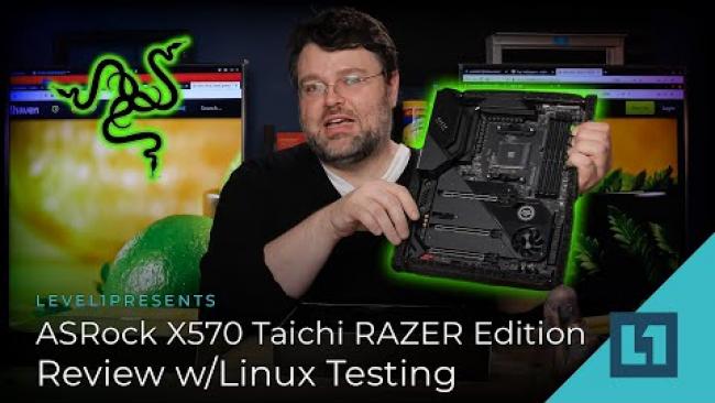 Embedded thumbnail for ASRock X570 Taichi RAZER Edition - Full Review w/Linux Testing