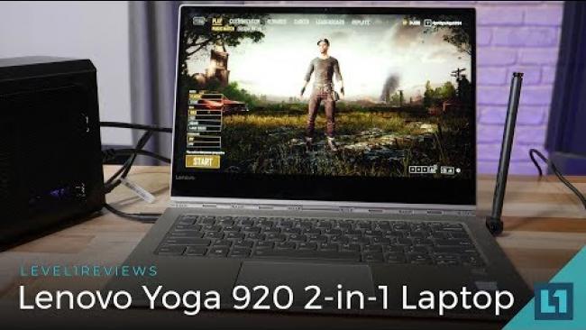 Embedded thumbnail for Lenovo Yoga 920 2-in-1 Laptop Review + Linux Test