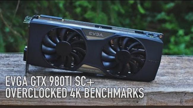 Embedded thumbnail for EVGA 980 Ti SC+ ACX 2.0+ Overclocked 4k Benchmarks &amp;amp; Review