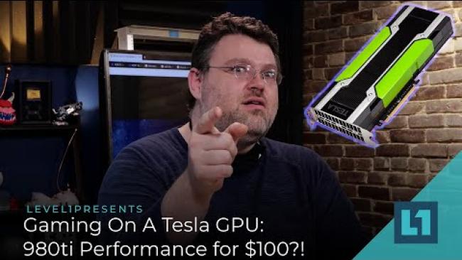 Embedded thumbnail for Gaming On An Old Tesla GPU: 980ti Performance for $100?!