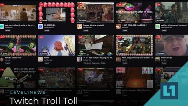 Embedded thumbnail for Level1 News June 25 2019: Twitch Troll Toll