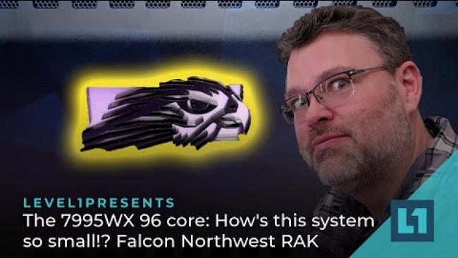 Embedded thumbnail for Threadripper 7995WX 96 Core: How&amp;#039;s This System So Small!? Falcon Northwest RAK