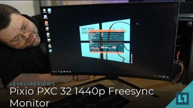 Embedded thumbnail for Pixio PXC32 1440p Freesync Monitor Review