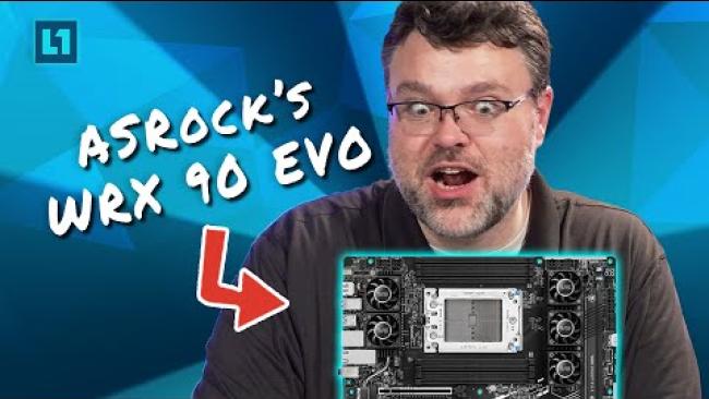 Embedded thumbnail for Review and Build Test of the ASRock WRX 90 WS EVO With 24 Core Threadripper