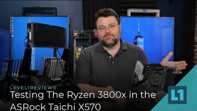 Embedded thumbnail for Testing The Ryzen 3800x In The ASRock Taichi X570 -- Faster Than The 9900k?