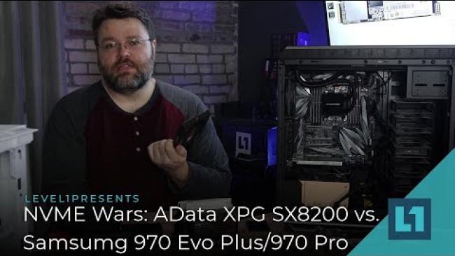 Embedded thumbnail for NVME Wars: Adata XPG SX8200 vs Samsung 970 Pro/EVO Plus