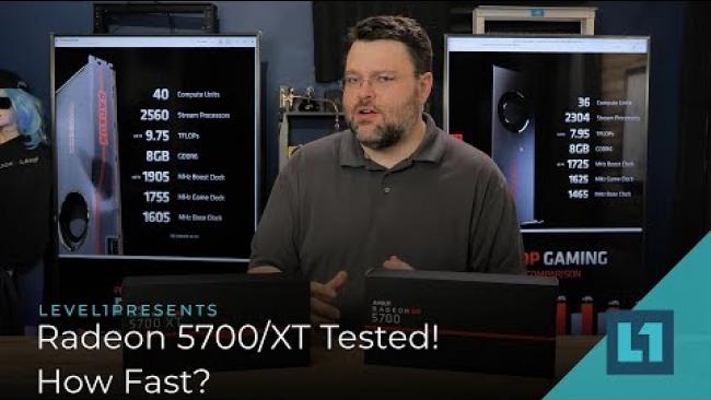 Embedded thumbnail for How fast is the Radeon 5700 &amp;amp; 5700 XT? What about RTX?