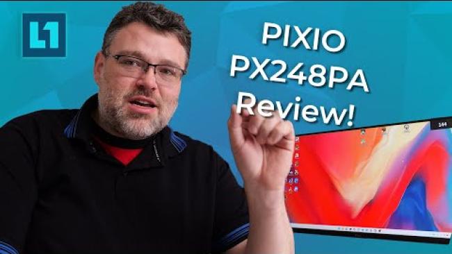 Embedded thumbnail for PIXIO PX248PA Review
