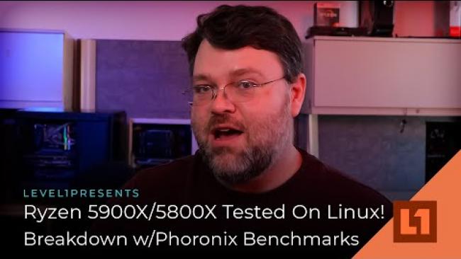 Embedded thumbnail for Ryzen 5800x/5900x Tested On Linux! Breakdown w/Phoronix Benchmarks