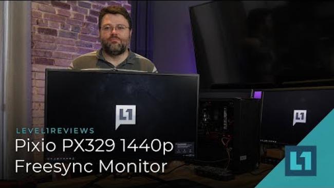 Embedded thumbnail for Pixio PX 329 1440p Freesync Monitor Review