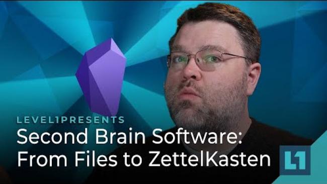 Embedded thumbnail for Second Brain Software: From Files to ZettelKasten