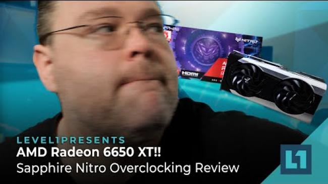 Embedded thumbnail for AMD Radeon 6650 XT!! Sapphire Nitro Overclocking Review