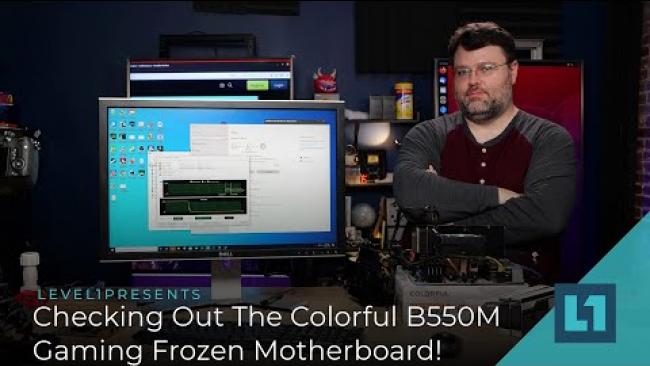 Embedded thumbnail for Checking Out The Colorful B550M Gaming Frozen Motherboard!