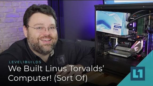 Embedded thumbnail for TR 2990WX Programmers Workstation: Linus Torvalds&amp;#039; Edition (sort of)!