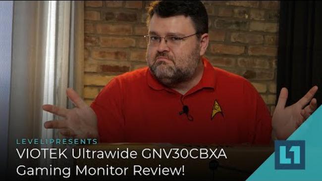 Embedded thumbnail for VIOTEK Ultrawide GNV30CBXA Gaming Monitor Review!