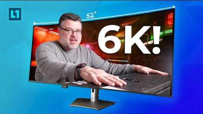 Embedded thumbnail for Dell Sent Wendell a New Monitor for the Studio: Dell UltraSharp 52 Thunderbolt Hub Monitor - U5226KW