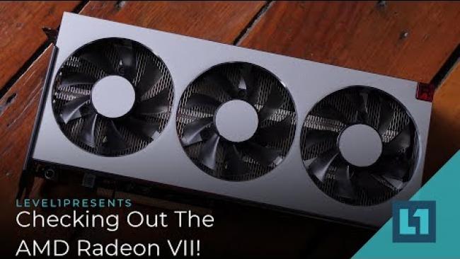 Embedded thumbnail for Checking Out The AMD Radeon VII! (Great for Content Creators!)