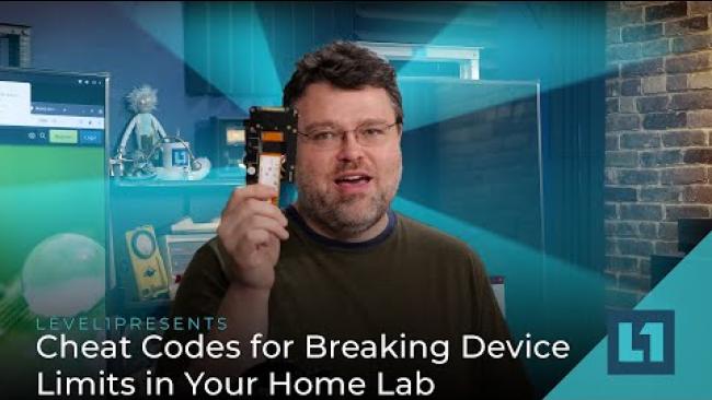 Embedded thumbnail for Cheat Codes for Breaking Device Limits in Your Home Lab (not for work)