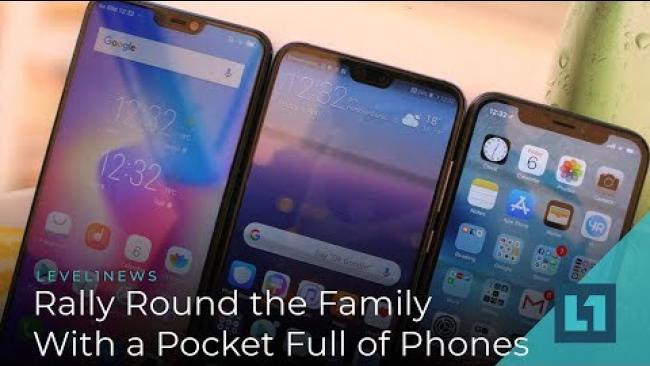 Embedded thumbnail for Level1 News January 1 2019: Rally Round the Family With A Pocket Full of Phones Patron Ed.