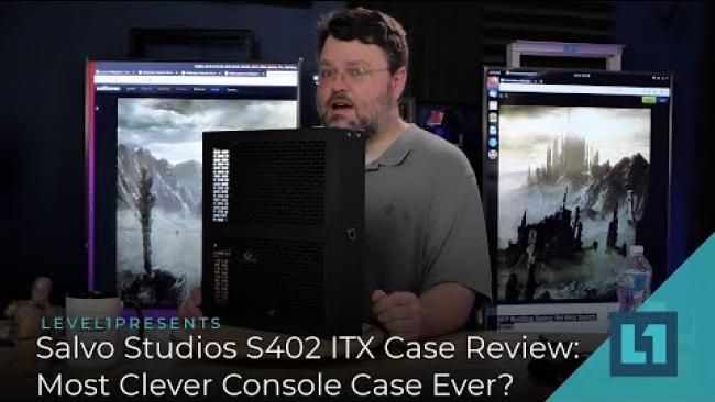 Embedded thumbnail for Salvo Studios S402 ITX Case Review: The Most Clever Console Case Ever?