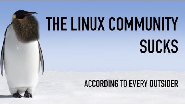 Embedded thumbnail for The Linux Community Sucks: According to Almost Every Outsider