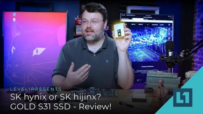Embedded thumbnail for SK hynlix or SK hijinks? GOLD S31 SSD - Review!