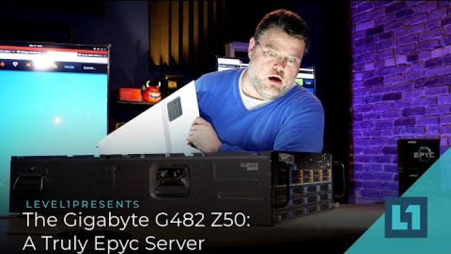 Embedded thumbnail for Checking Out The Gigabyte G482 Z50: A Truly Epyc Server