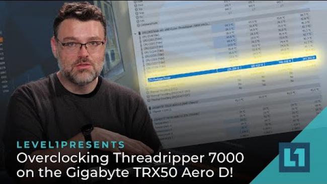 Embedded thumbnail for Overclocking Threadripper 7000on the Gigabyte TRX50 Aero D!