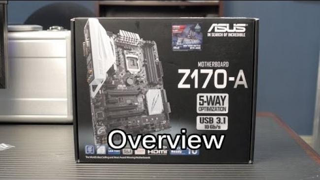 Embedded thumbnail for Asus Z170-A : Skylake Motherboard Overview &amp;amp; Unboxing