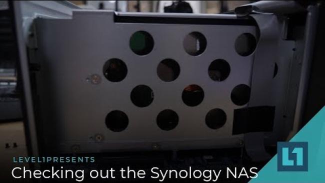 Embedded thumbnail for Checking Out The Synology NAS