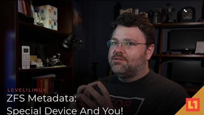Embedded thumbnail for ZFS Metadata: Special Device And You!