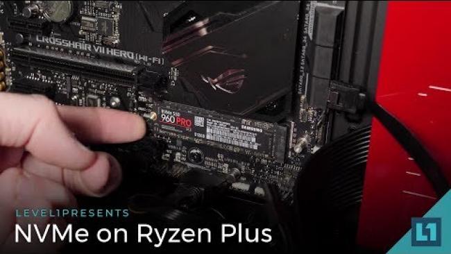 Embedded thumbnail for NVMe RAID on the Asus Crosshair Hero VII w/Ryzen 2700X Setup Guide