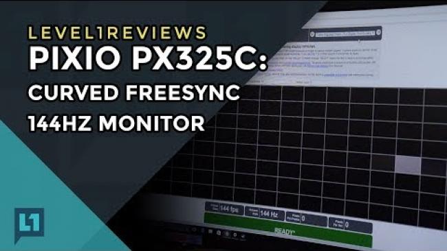Embedded thumbnail for Pixio PX325c: 144hz 1080p Curved Monitor