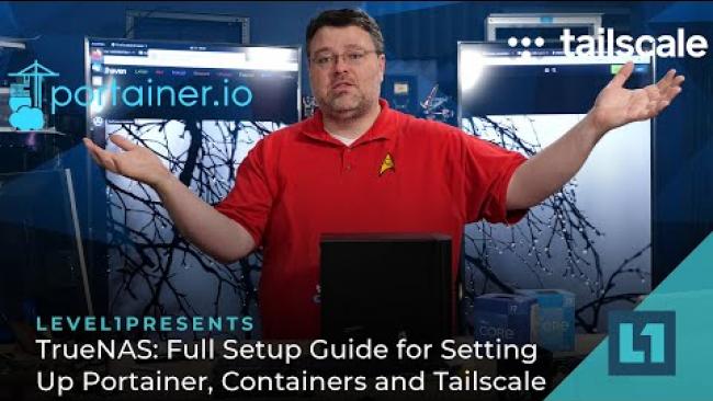 Embedded thumbnail for TrueNAS: Full Setup Guide for Setting Up Portainer, Containers and Tailscale #Ultimatehomeserver