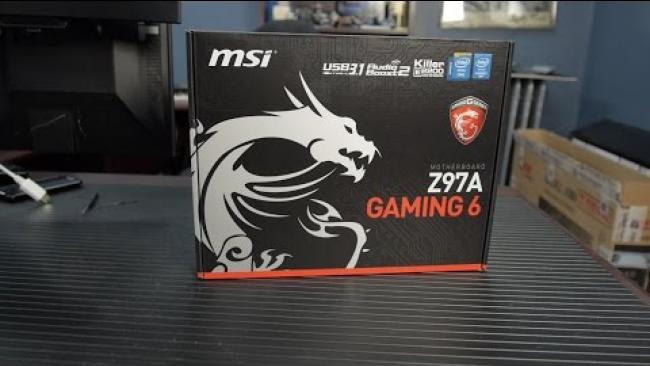 Embedded thumbnail for MSI Z97A Gaming 6 - USB3.1c 10 gigabit Uboxing &amp;amp; Overview
